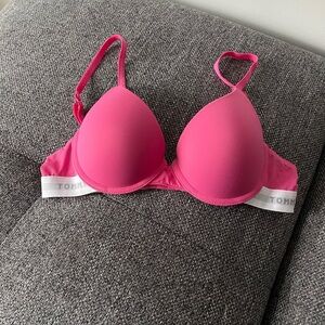Tommy Hilfiger pink push up bra